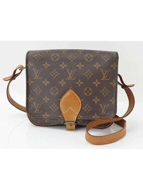 100% Authentic LOUIS VUITTON Cartouchiere MM Monogram Crossbody Bag